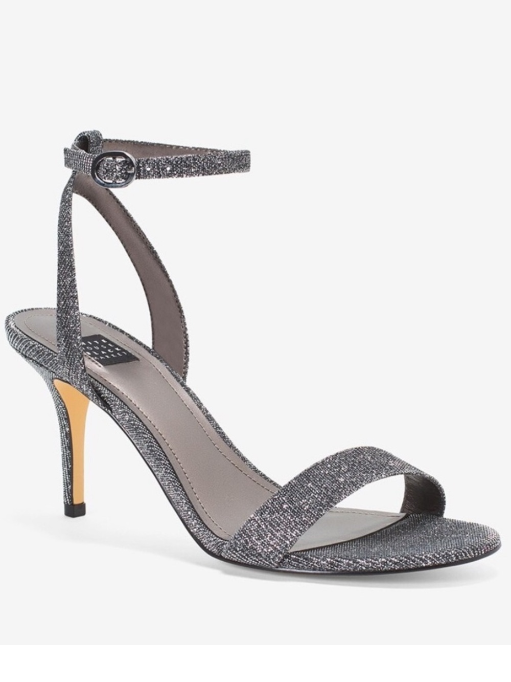 WHBM SPARKLE STRAPPY HEELS